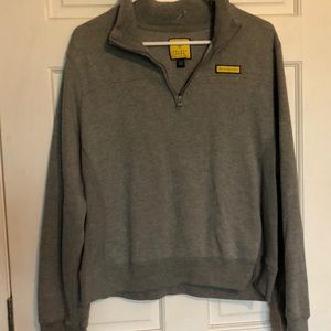 Gray Half-Zip Sweater